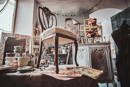 pretty soiled workshop with chai