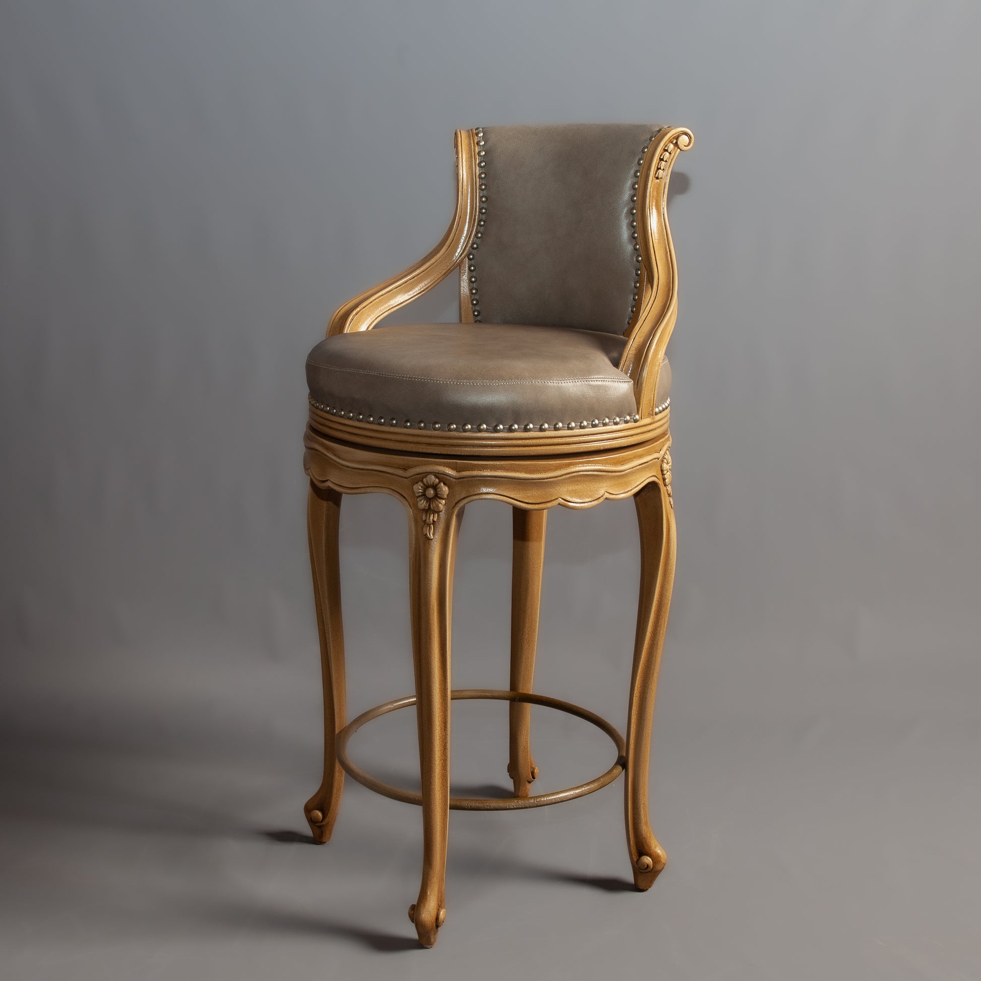Classic furniture with ornate carved accents.
