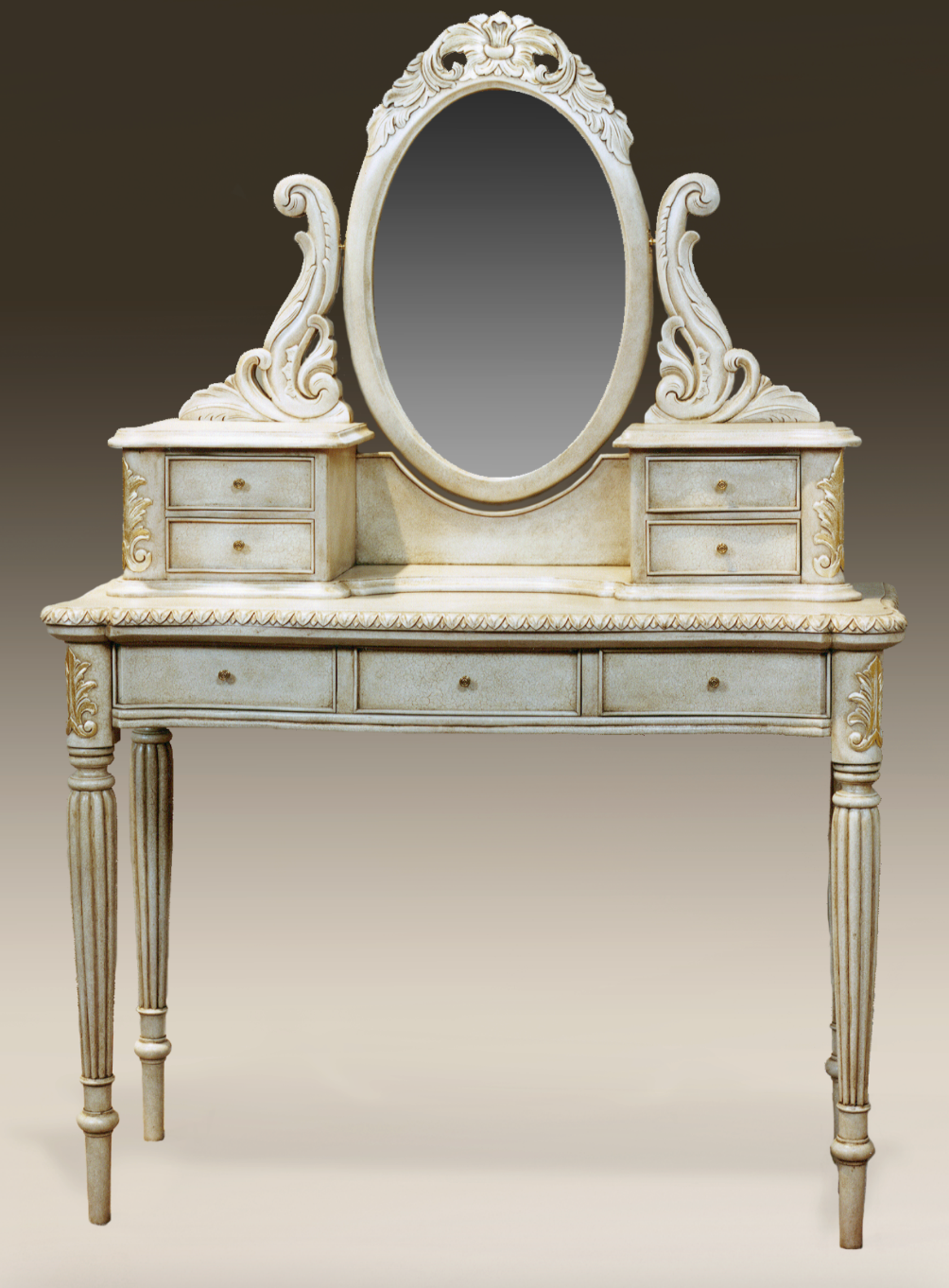 An elegant home decor item, potentially a bowl or vase, showcasing detailed craftsmanship