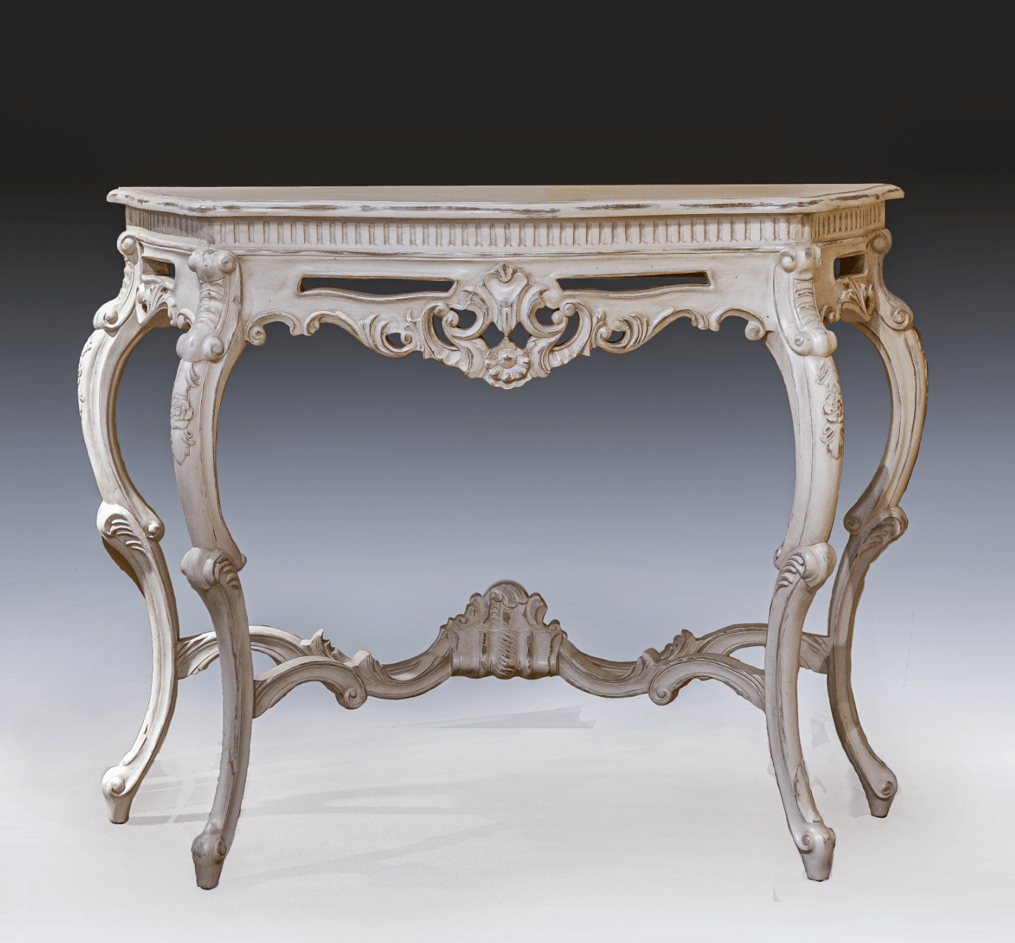 LOUIS XV CARVED CONSOLE TABLE - House of Chippendale