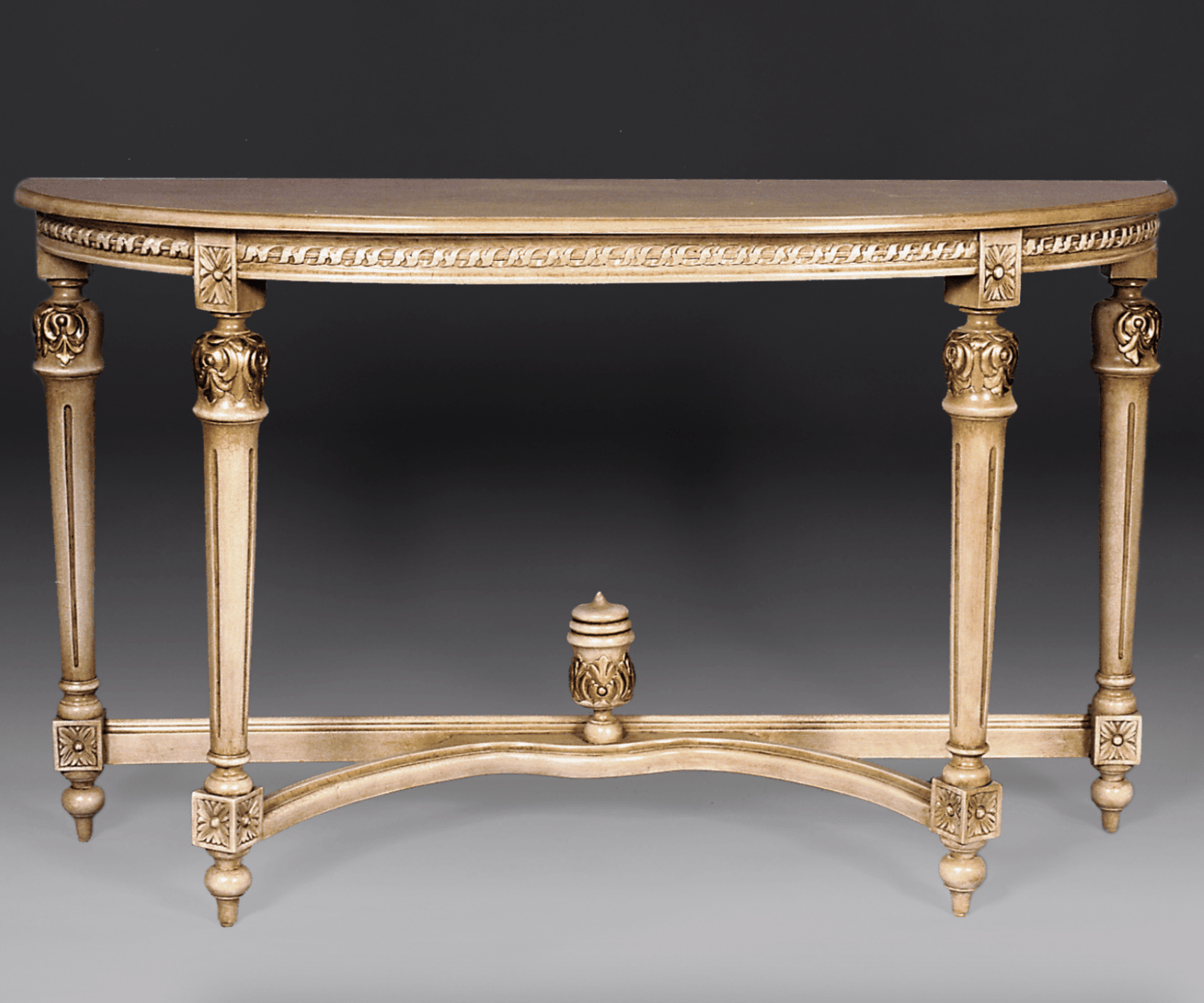 LOUIS XVI WOOD TOP CONSOLE/HALL TABLE - House of Chippendale