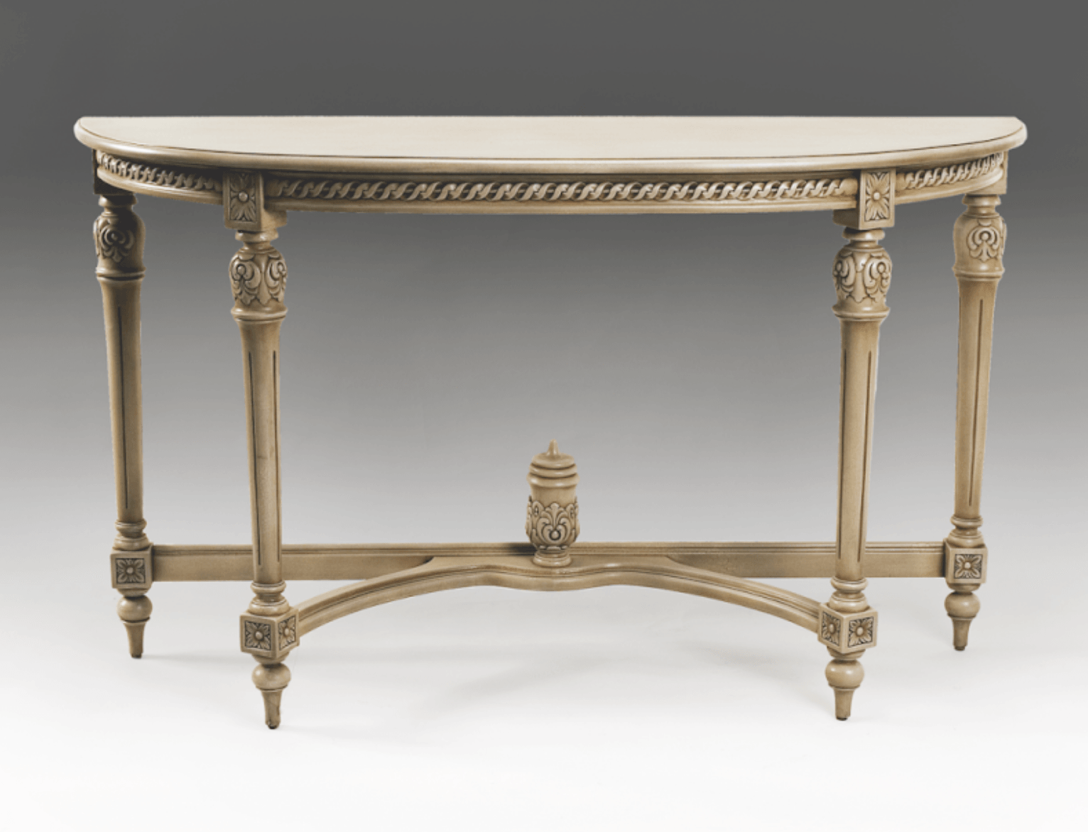 LOUIS XVI WOOD TOP CONSOLE/HALL TABLE - House of Chippendale