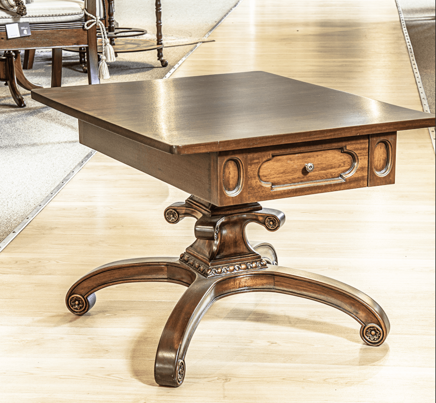 RECTANGULAR REGENCY END TABLE - House of Chippendale