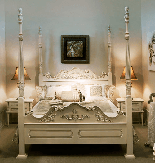 Carved French Four Poster | House of Chippendale