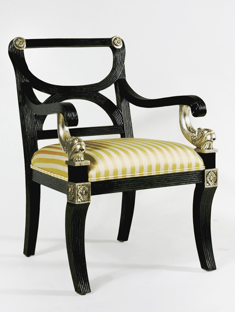 EMPIRE FISH BARREL BACK CHAIR - House of Chippendale