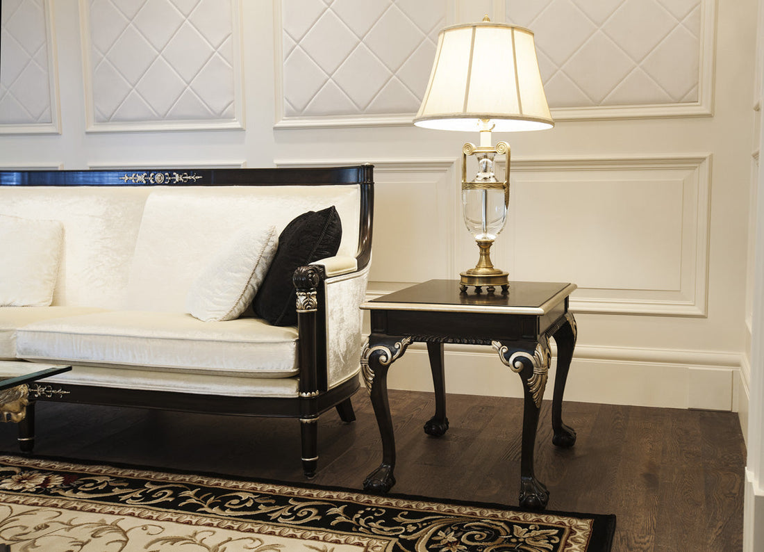 elegant living room with classic style sofa