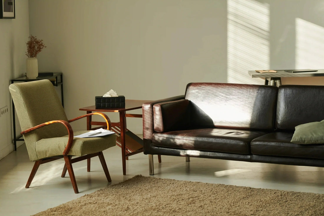 modern office with comfortable furniture