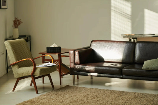 modern office with comfortable furniture