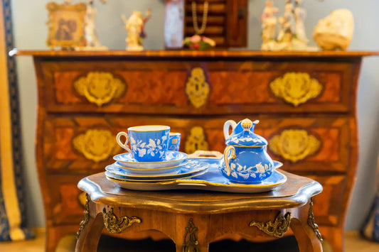 antique tableware