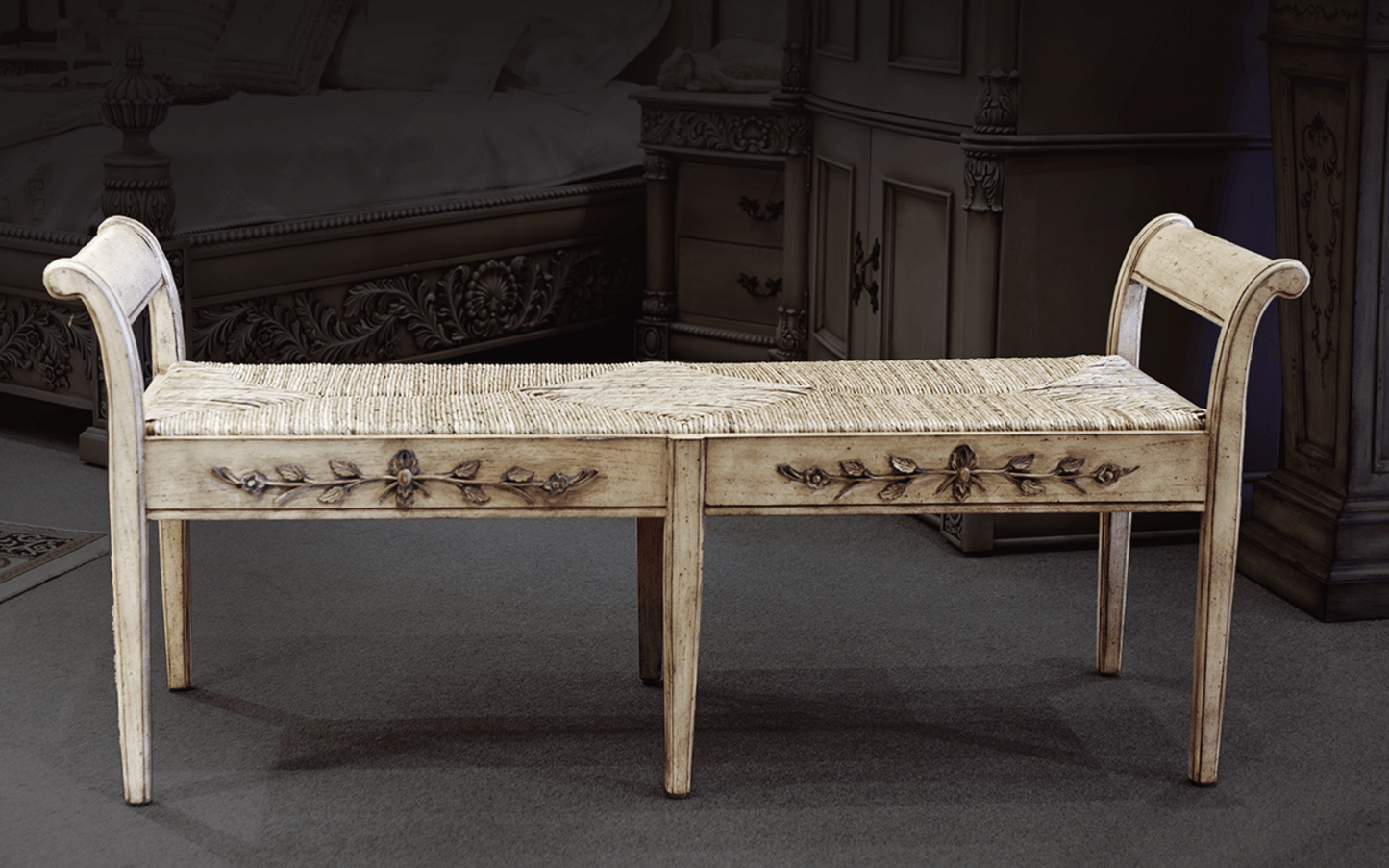 Century Neoclassic Bench | House of Chippendale