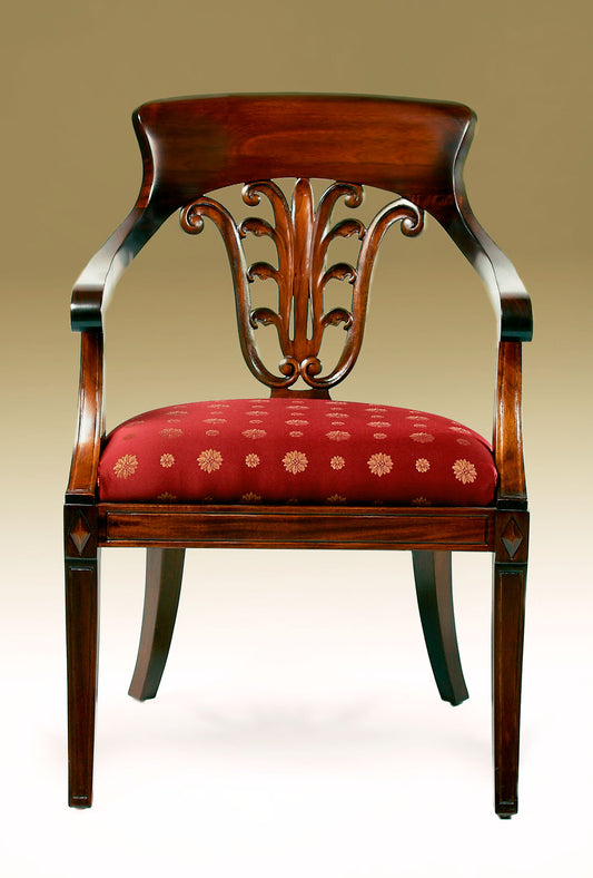 LEAFBACK ARM CHAIR