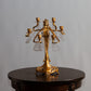 BRASS WOMAN CANDELABRA