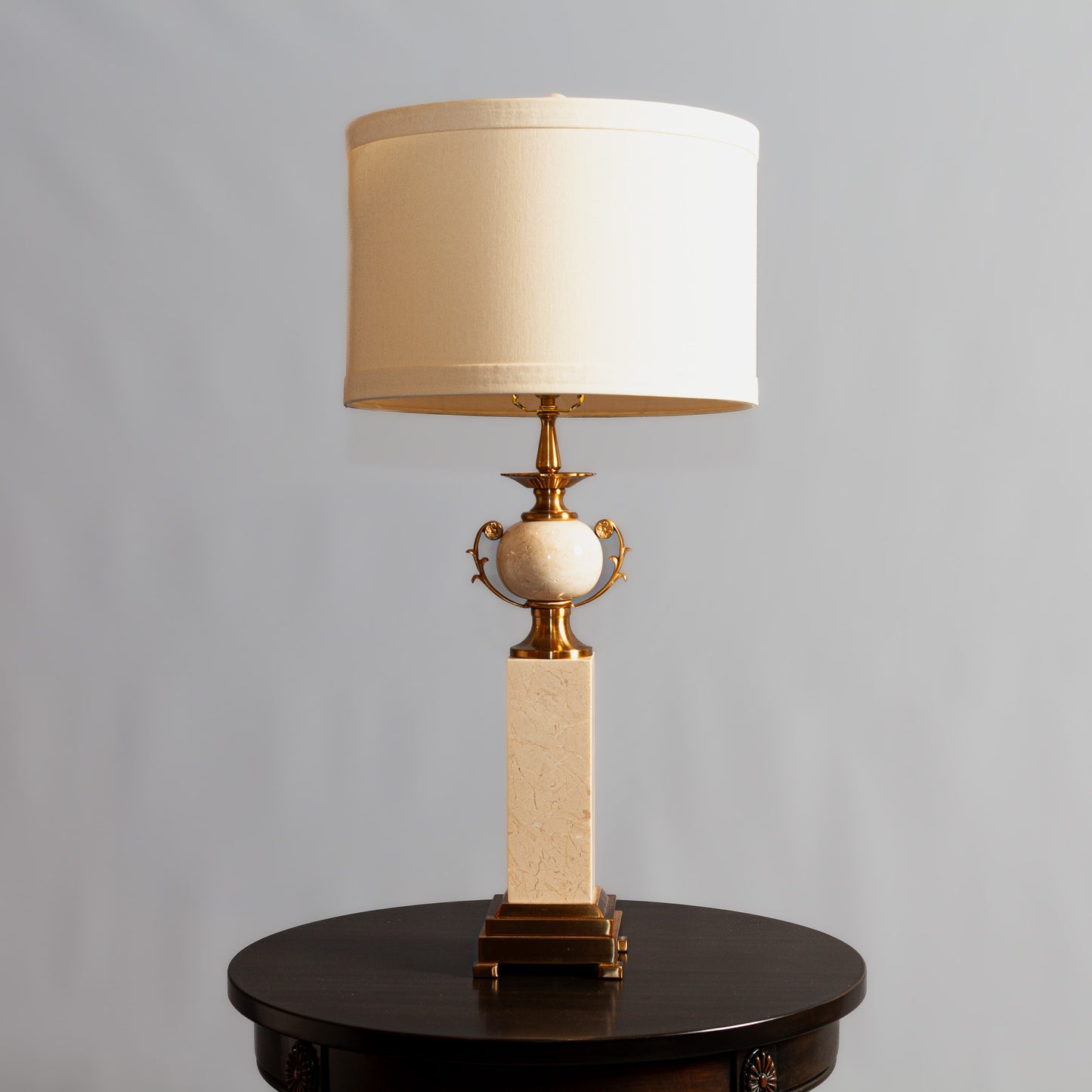 Front view of MARBLE URN LAMP