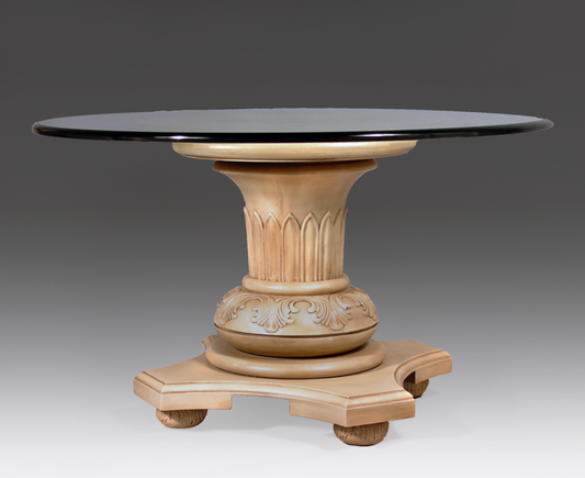 HANDCARVED MARQUISE DINING TABLE BASE