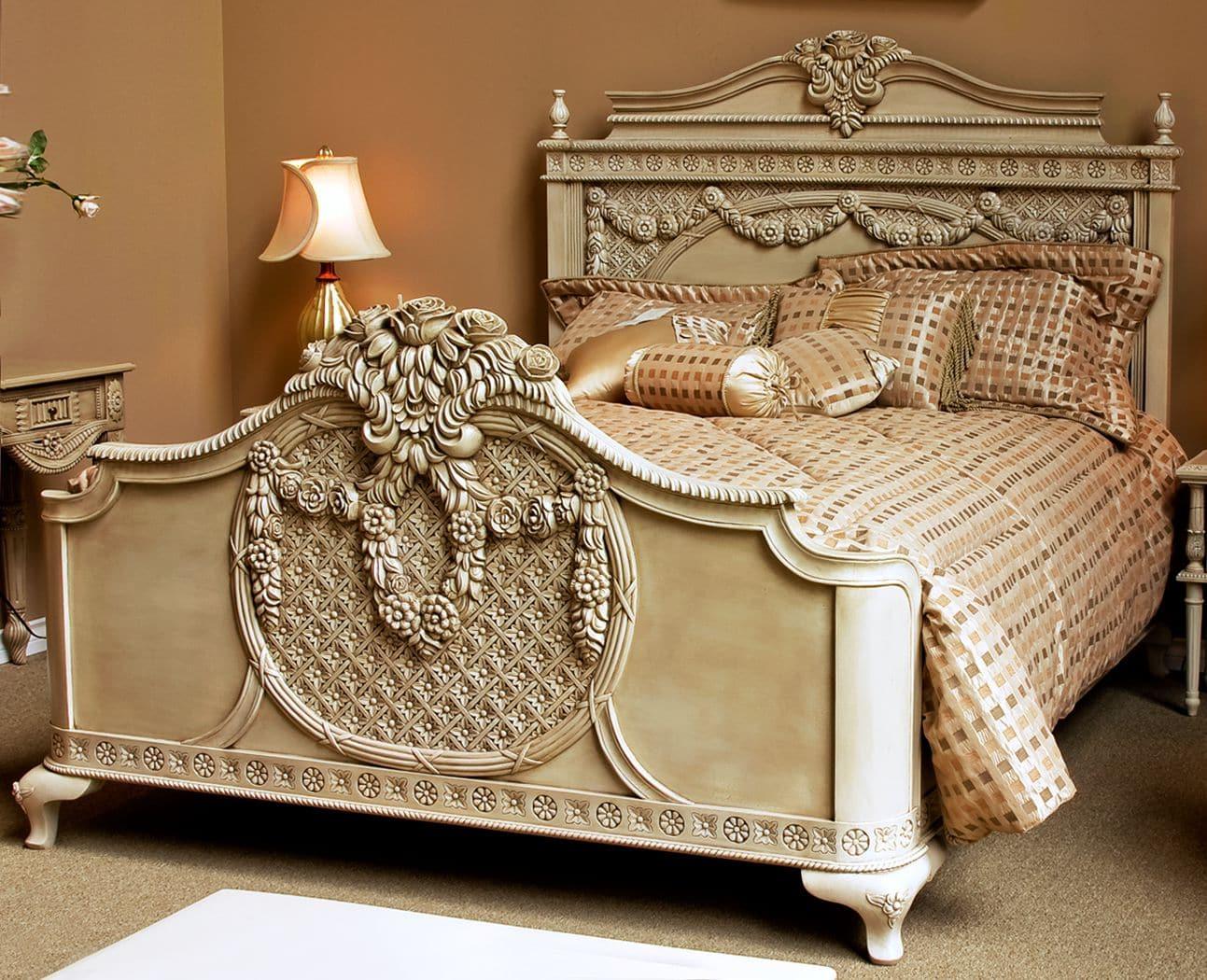 Carved French Bed | House of Chippendale