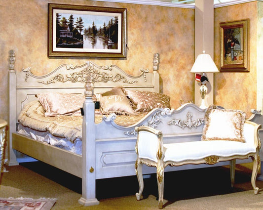 Carved French Four Poster | House of Chippendale