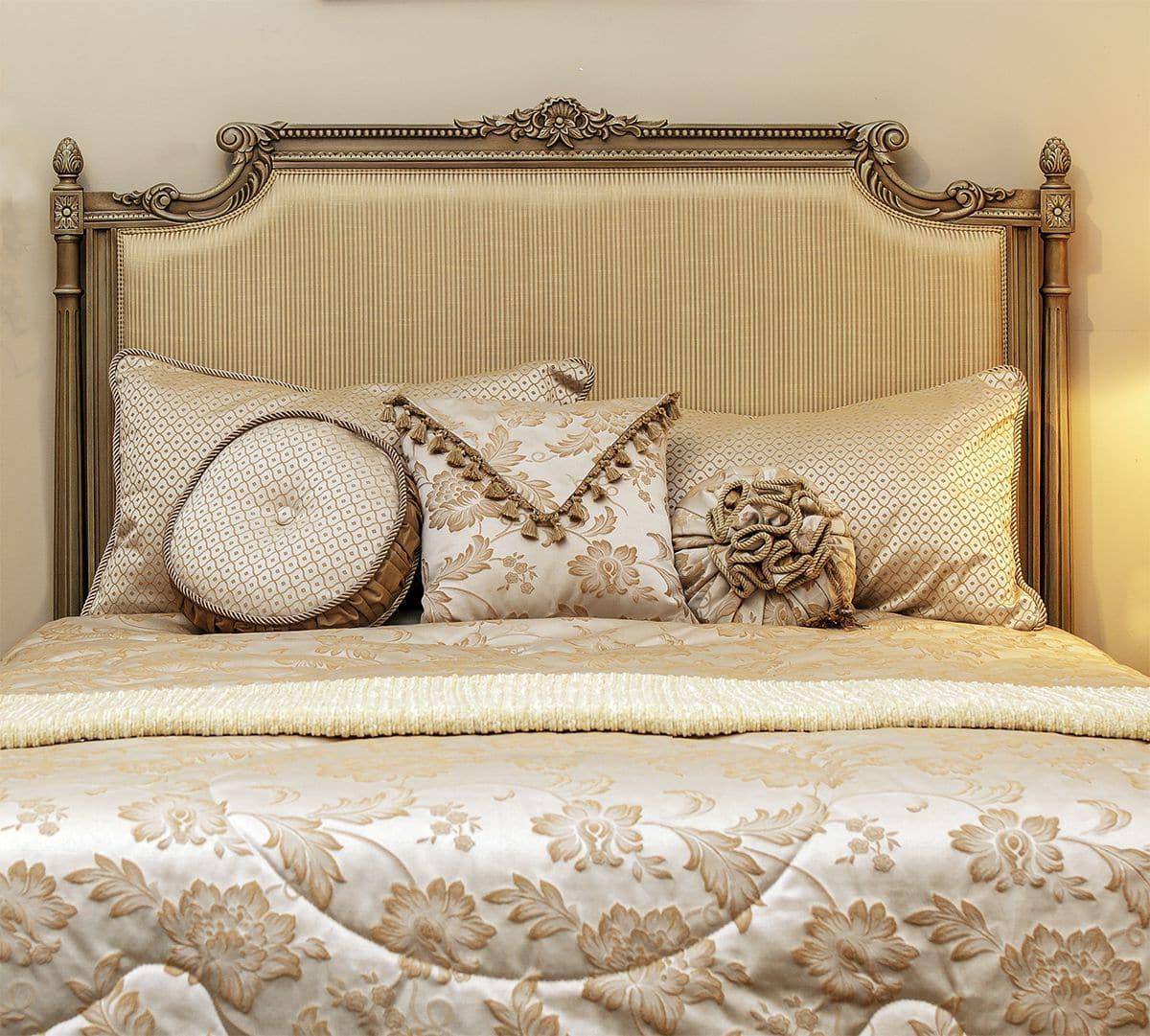 CARVED LOUIS XVI HEAD BOARD BED - House of Chippendale