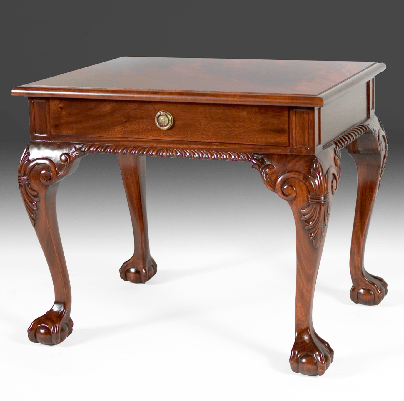 CHIPPENDALE END TABLE WITH DRAWER - House of Chippendale