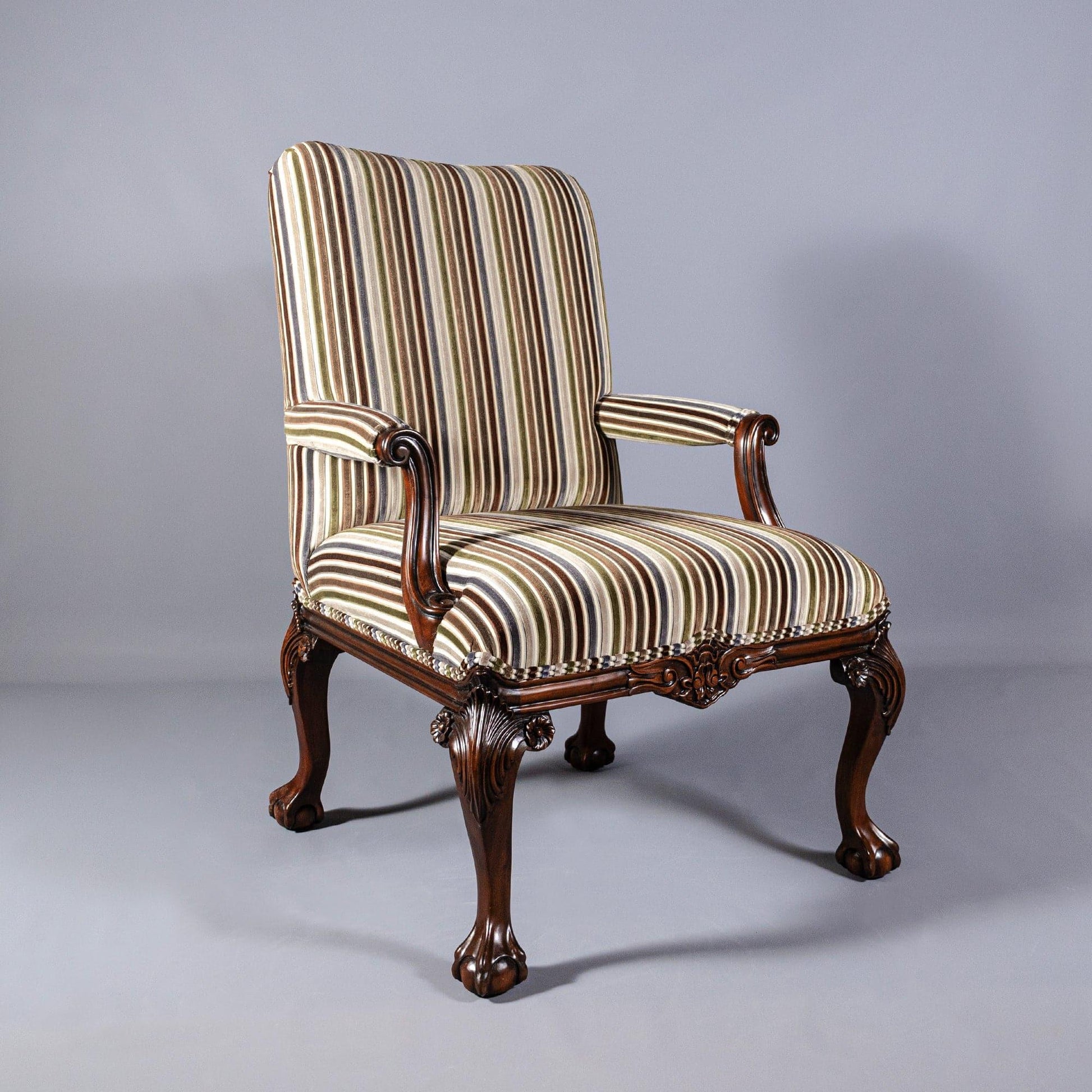 CHIPPENDALE LIBRARY CHAIR - House of Chippendale