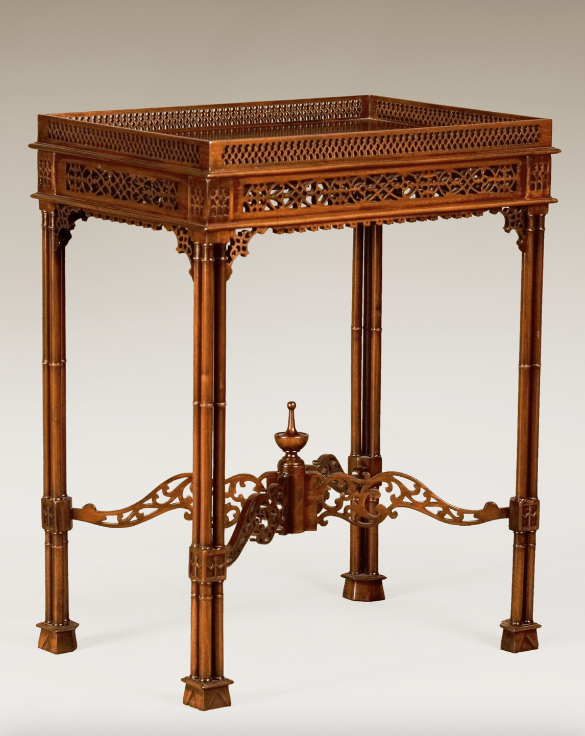CHIPPENDALE STYLE SILVER TABLE - House of Chippendale