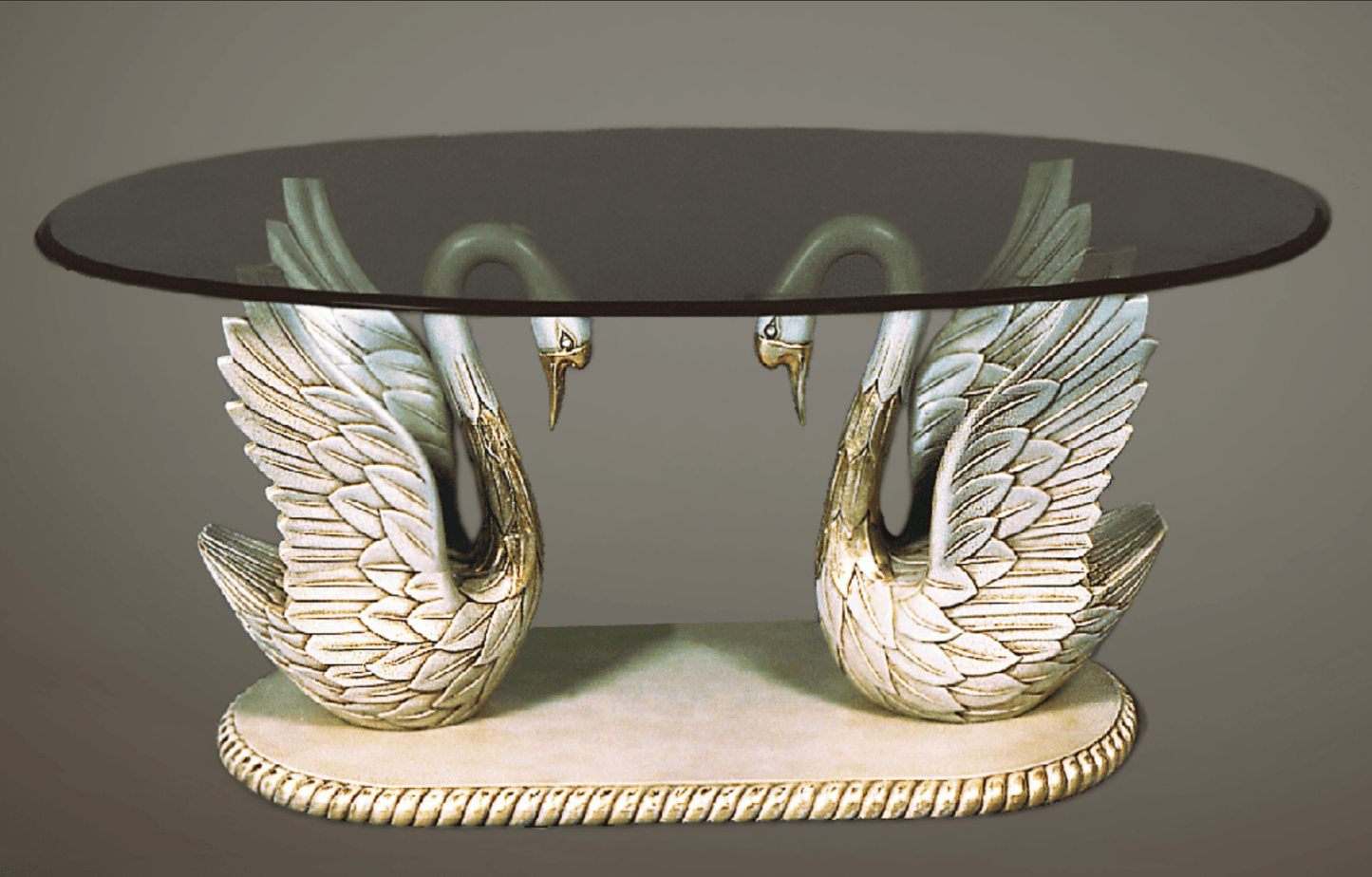 EMPIRE STYLE CARVED SWAN COFFEE TABLE - House of Chippendale
