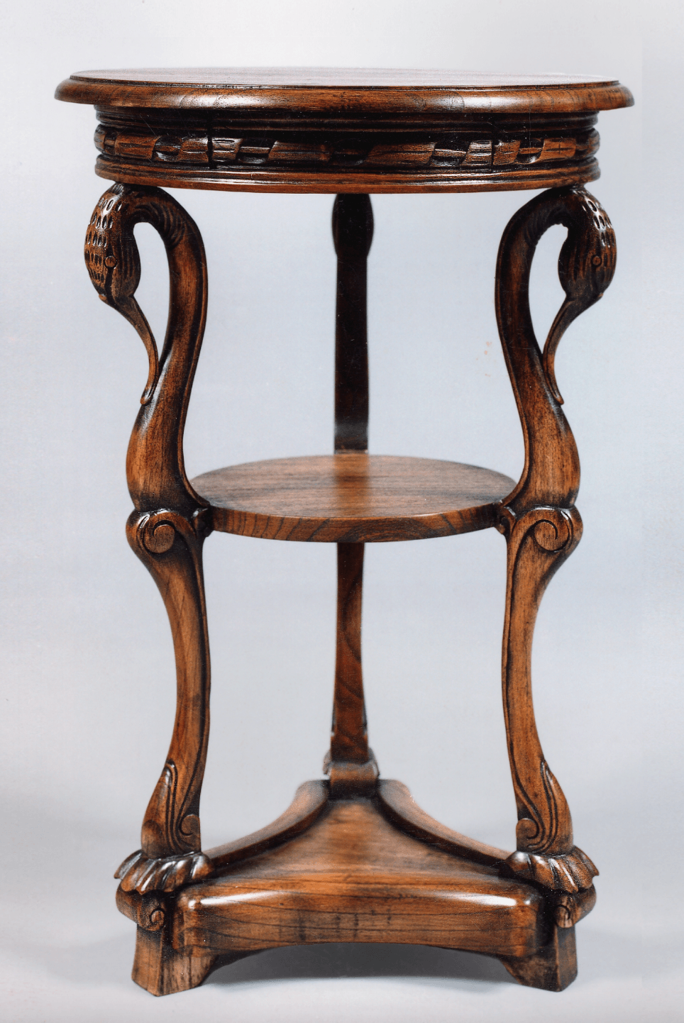EMPIRE SWAN TRIPOD END TABLE - House of Chippendale
