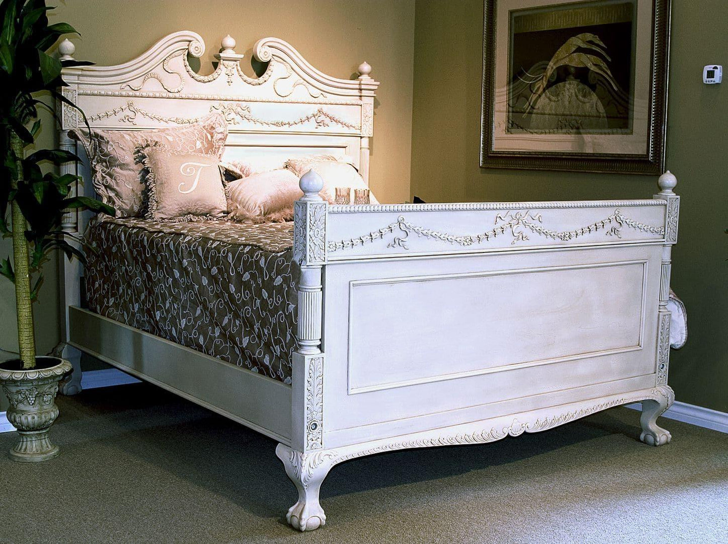 KING EDWARDS STYLE BED - House of Chippendale