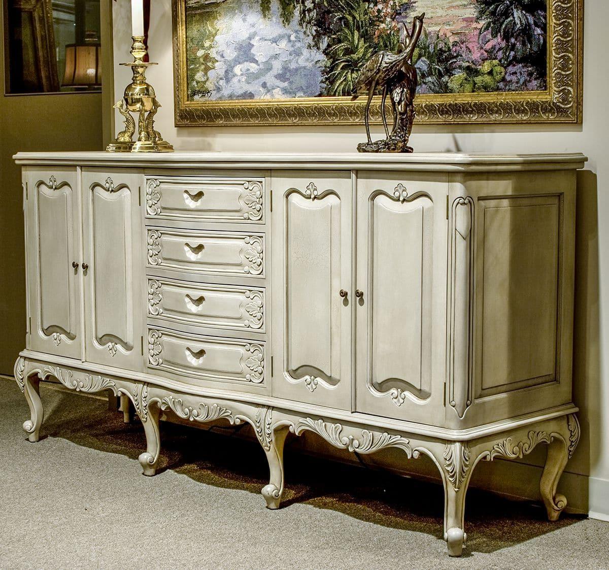 LARGE SERPENTINE SIDEBOARD - House of Chippendale