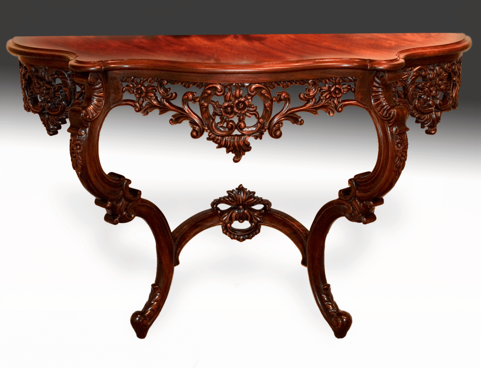 LOUIS XV CARVED CONSOLE TABLE - House of Chippendale