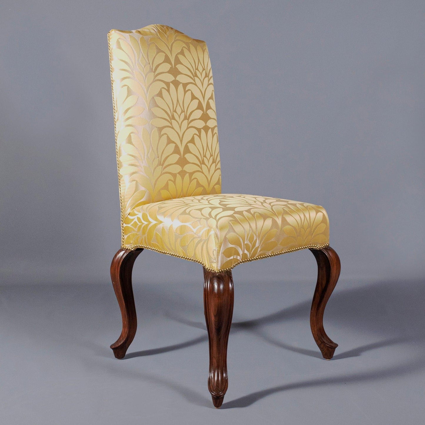LOUIS XV UPHOLSTERY BACK DINING CHAIR - House of Chippendale