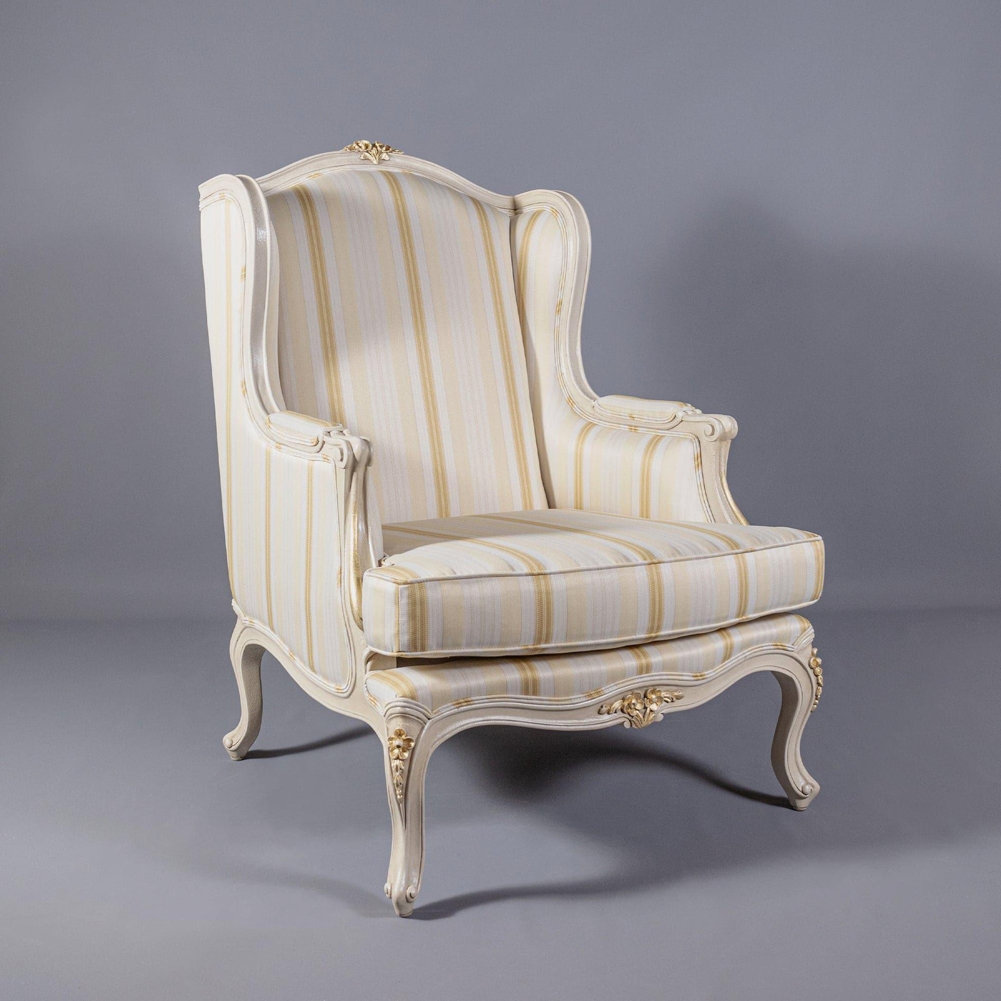 LOUIS XV WING BACK CHAIR - House of Chippendale