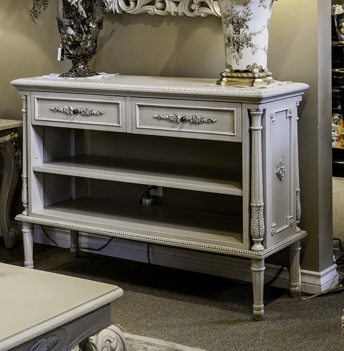 LOUIS XVI STYLE TV CONSOLE - House of Chippendale