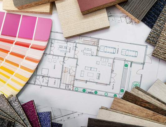 A vibrant YouTube banner featuring a luxurious room interior with rich furnishings