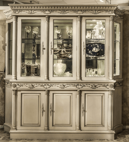 Carved Three Door Cabinet | House of Chippendale