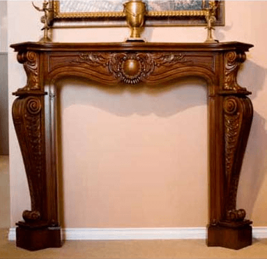 CARVED LOUIS XV MANTLE - House of Chippendale