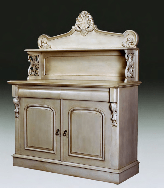 CARVED TWO DOOR CHIFFONIER SIDEBOARD - House of Chippendale