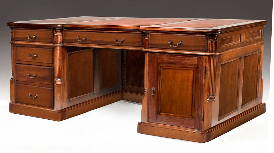 CHIPPENDALE PERIOD PARTNERSHIP DESK - House of Chippendale