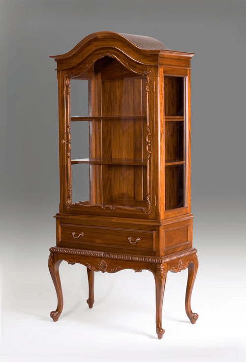 DUTCH STYLE DISPLAY SHOWCASE CABINET - House of Chippendale