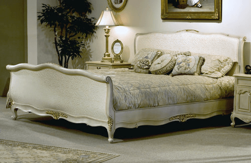 HL LOUIS XV UPHOLSTERY BED - House of Chippendale