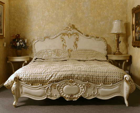 LOUIS XV STYLE CLASSIC BED - House of Chippendale