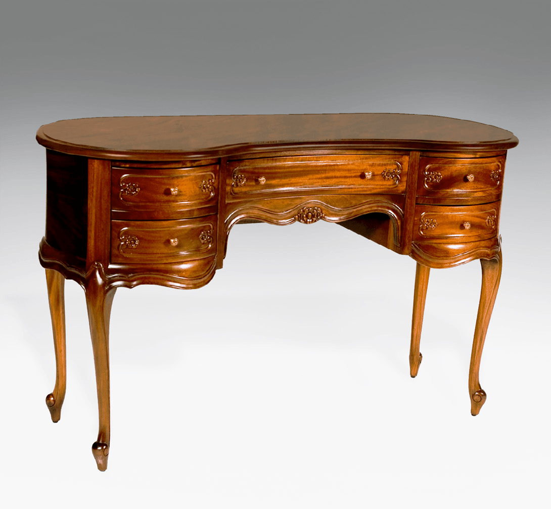 LOUIS XV STYLE KIDNEY DESK - House of Chippendale