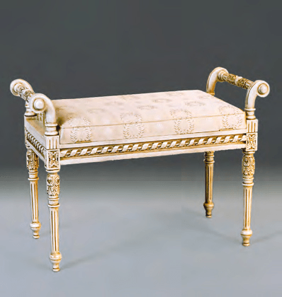LOUIS XVI STYLE PIANO STOOL - House of Chippendale