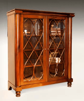 TWO DOOR CHIPPENDALE DISPLAY CABINET B - House of Chippendale